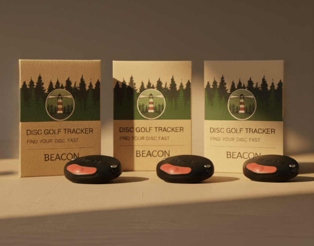 3 Pack - Beacon Disc Golf Tracker - Beacon Disc Golf